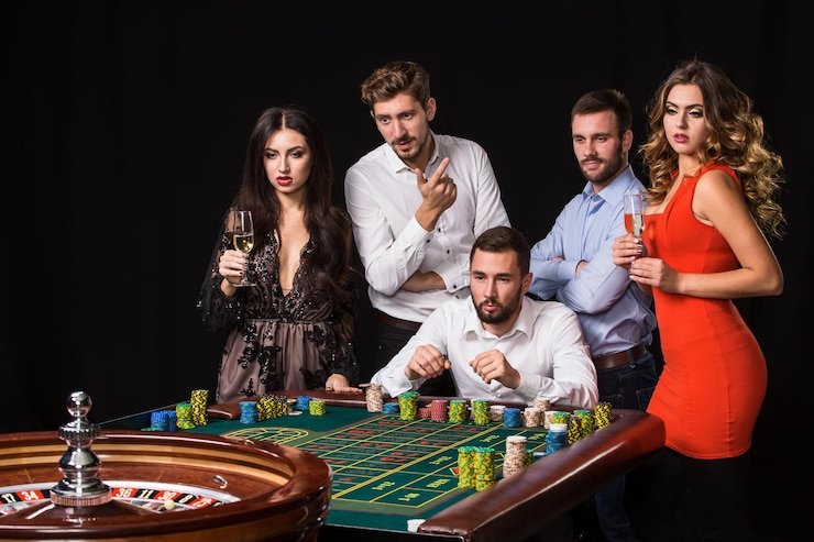 Dealer profesional berkatbet menjalankan sesi Lightning Roulette live